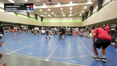 71 lbs Quarterfinal - Carter Prescott, Woodland Wrestling vs Boone Ruzek, Backyard Brawlers Wrestling Club