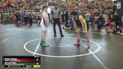 140/HWT Round 3 - Rylan Wall, Chesapeake Youth Wrestling vs Scott Dixon, Sidney Youth Wrestling