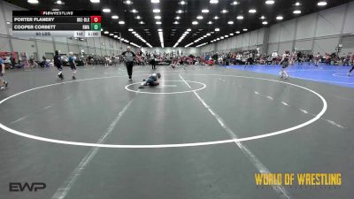 60 lbs Rr Rnd 3 - Porter Flanery, OK Elite 12U Black vs Cooper Corbett, Roundtree Wrestling Academy 12u