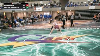 114 lbs Finals (8 Team) - Braxton Pennington, Delta, OH vs Adam Wolken, Unity, IL