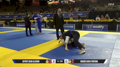 Sergio Carlo Fontana vs Jeffrey Dean Allgood 2026 Pan Jiu Jitsu IBJJF Championship
