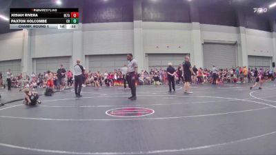 65 lbs Champ. Round 1 - Paxton Holcombe, Carolina Reapers vs Josiah Rivera, Blue Line Training Academy