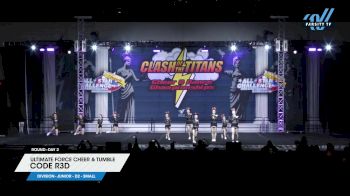 Ultimate Force Cheer & Tumble - CODE R3D [2024 L3 Junior - D2 - Small Day 2] 2024 ASC Clash of the Titans Schaumburg & CSG Dance Grand Nationals