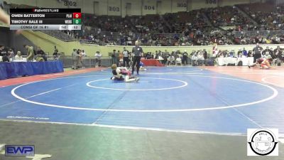 68 lbs Consi Of 16 #1 - Owen Batterton, Plainview JH vs Timothy Sale III, Webster Middle School