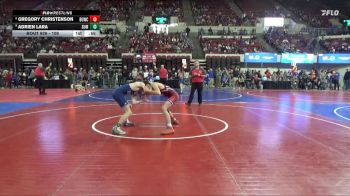 109 lbs Cons. Round 5 - Gregory Christenson, North Montana Wrestling CLub vs Adrien Lara, Bison Wrestling