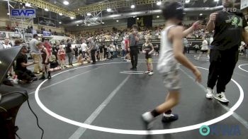 58 lbs Round Of 16 - Canyon Jones, Tecumseh Youth Wrestling vs Riott Gates, Elgin Wrestling