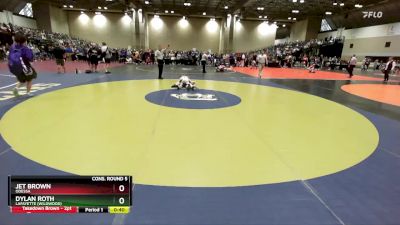126 lbs Cons. Round 5 - Jet Brown, Odessa vs Dylan Roth, Lafayette (Wildwood)