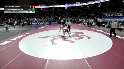 II-150 lbs Cons. Round 4 - Nathan Barber, Granville/Whitehall vs John Savin-Nguyen, Collegiate School