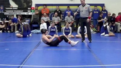 144 lbs 1st Place Match - Dawson Youngblut, Don Bosco vs Kaydin Jones, Union, LaPorte City