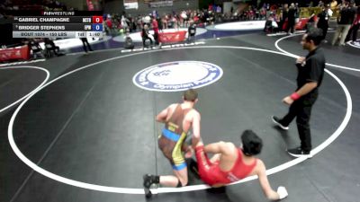 150 lbs Semis - Gabriel Champagne, Nor Cal Take Down Wrestling Club vs Bridger Stephens, Ebbetts Pass Wrestling