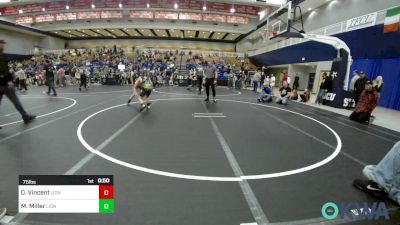 75 lbs Rr Rnd 2 - Devyn Vincent, Lions Wrestling Academy vs Melody Miller, Lions Wrestling Academy