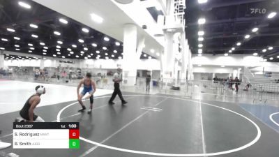 116 lbs Final - Santiago Rodriguez, Mantanona TC vs Braxton Smith, Juggernaut WC