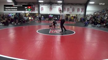 126 lbs Semifinal - Slater Thomas, Eddyville-Blakesburg-Fremont vs Jason Eastman, Benton Community