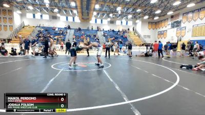 165 lbs Cons. Round 5 - Joshua Folsom, Dog Pound Wrestling Club vs Maikol Perdomo, Eagle Empire