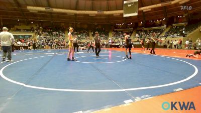 106 lbs Round Of 16 - Raymond Melgarejo, Tulsa Blue T Panthers vs Gage Robinson, Tecumseh Youth Wrestling