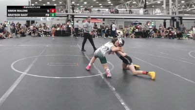 84 lbs Round 3 (4 Team) - Grayson Nagy, Pennridge Youth Wrestling vs Simon Malone, Team Germantown