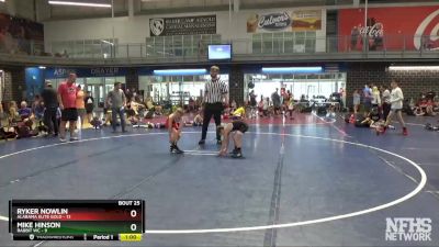 65 lbs Round 7 (8 Team) - Ryker Nowlin, Alabama Elite Gold vs Mike Hinson, Rabbit WC