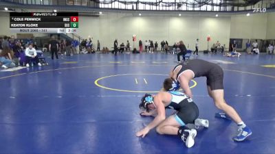 141 lbs Cons. Semi - Keaton Kloke, Southeast Community College vs Cole Fenwick, Iowa Western Community College