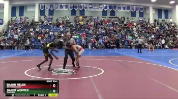 106 lbs Cons. Round 2 - Dasen Wermer, Fairview vs Dajon Fields, Bowling Green