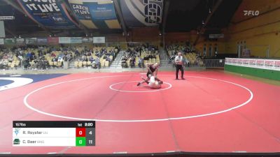 157 lbs Dual - Rhise Royster, Long Island University vs Carter Baer, Binghamton