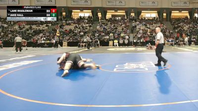 285-2A/1A 5th Place Match - Jake Hall, Snow Hill vs Lane Riggleman, Brunswick
