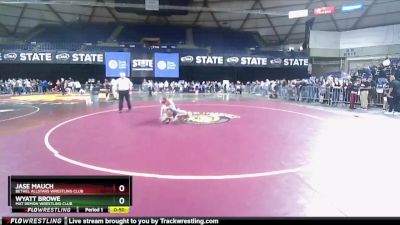 108 lbs Cons. Round 4 - Wyatt Browe, Mat Demon Wrestling Club vs Jase Mauch, Bethel AllStars Wrestling Club