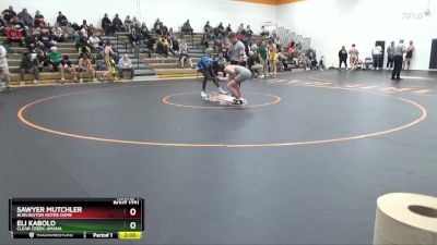 156-157 lbs Round 4 - Eli Kabolo, Clear Creek-Amana vs Sawyer Mutchler, Burlington Notre Dame