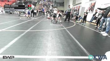 70 lbs Consi Of 4 - Canaan Johnston, Mannford Pirate Youth Wrestling vs Dugan Allen, Barnsdall Youth Wrestling