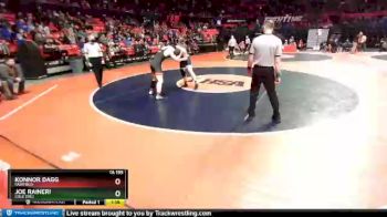 1 lbs Cons. Round 1 - Joe Raineri, Lisle (Sr.) vs Konnor Dagg, Fairfield