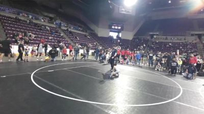 49 lbs Cons. Quarters - Ryker Ehrich, Gladiator Wrestling Academy vs Kash Garcia, Mile High Wrestling Club