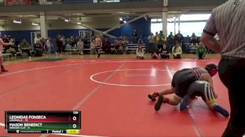 130 lbs Round 3 (6 Team) - Leonidas Fonseca, Louisville vs Mason Benedict, Oregon Clay