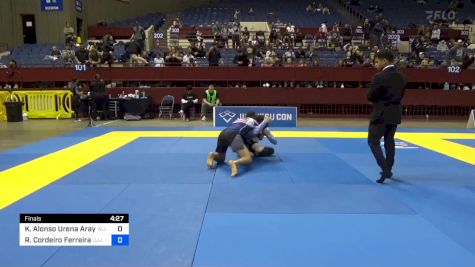 Kenneth Alonso Urena Araya vs Raphael Cordeiro Ferreira 2024 Pan IBJJF Jiu-Jitsu No-Gi Championship