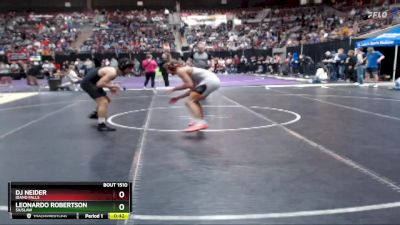 150 lbs Cons. Round 7 - Leonardo Robertson, Siuslaw vs Dj Neider, Idaho Falls