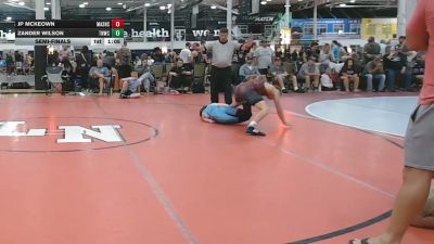 128 lbs Semifinal - Jp Mckeown, Mat Assassins - HSC vs Zander Wilson, TNWC Griffin - HSC