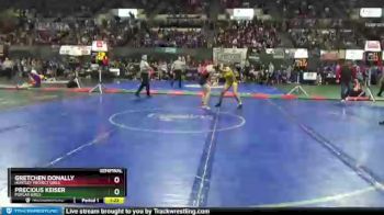 Semifinal - Gretchen Donally, Huntley Project Girls vs Precious Keiser, Poplar Girls