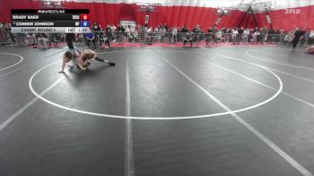 165 lbs Champ. Round 2 - Brady Baer, Team Nazar Training Center vs Conner Johnson, Wrestling Factory