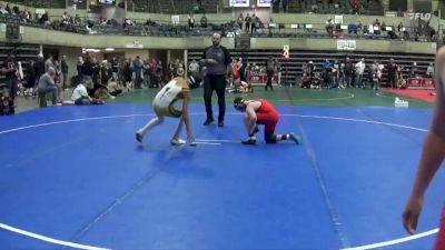 130 lbs 3rd Place Match - Cael Peyton, Warrior Mat Club vs John Cervantes, Bison Wrestling Club