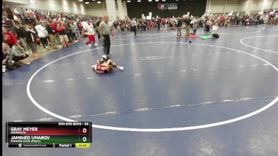 63 lbs Champ. Round 2 - Gray Meyer, Minnesota vs Jamshed Umarov, Pomona Elite (PWCC)