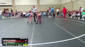 96 lbs Round 2 - Tyler Anderson, Ironclad vs Ashton Glasgow, Glasgow Wrestling Academy