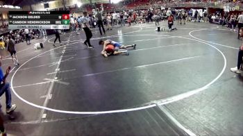 90 lbs Cons. Round 2 - Jackson Geldes, Ironman Wrestling vs Camdon Hendrickson, Hawks Wrestling Club (Lincoln)