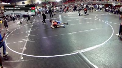 90 lbs Cons. Round 2 - Jackson Geldes, Ironman Wrestling vs Camdon Hendrickson, Hawks Wrestling Club (Lincoln)