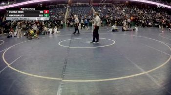 2A 120 lbs Cons. Round 3 - Knari Bailey, West Davidson vs Omega Edge, Trinity