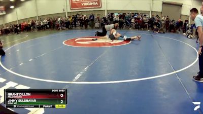 102 lbs Cons. Round 2 - Grant Dillon, McLean Lions vs Jimmy Suldbayar, Nova WC