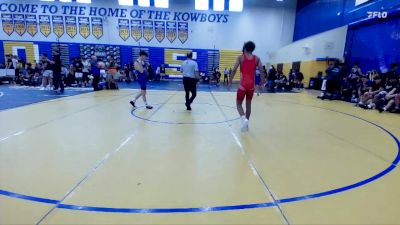 126 lbs Round 1 (8 Team) - Sebastian Gonzalez, Eagle Empire vs Jose Herrera, Attack WC