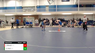 125 lbs Quarterfinal - Chris Kish, Harper College vs Jacob Blawat, Muskegon Community College