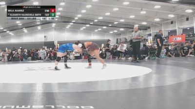 120 lbs Quarters - Elizabeth Valenzuela Smith, Tucson Cyclones vs Mila Juarez, 3F Wrestling
