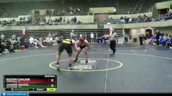 182 lbs Semis & 1st Wrestleback (8 Team) - Kolton Carlson, Marshfield vs Cooper Agosta, Bettendorf