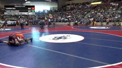 5A 106 lbs Quarterfinal - Alex Gallardo, Batesville vs Aaron Hill, Benton