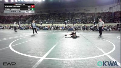 76 lbs Consi Of 16 #2 - Bradley Fletcher, Broken Arrow Wrestling Club vs Tyson Dickerson, Blue Devil Wrestling Club