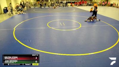 60 lbs Finals (8 Team) - Jase Browen, LPGE/B Wolves vs Kelten Steen, Red Rock Central